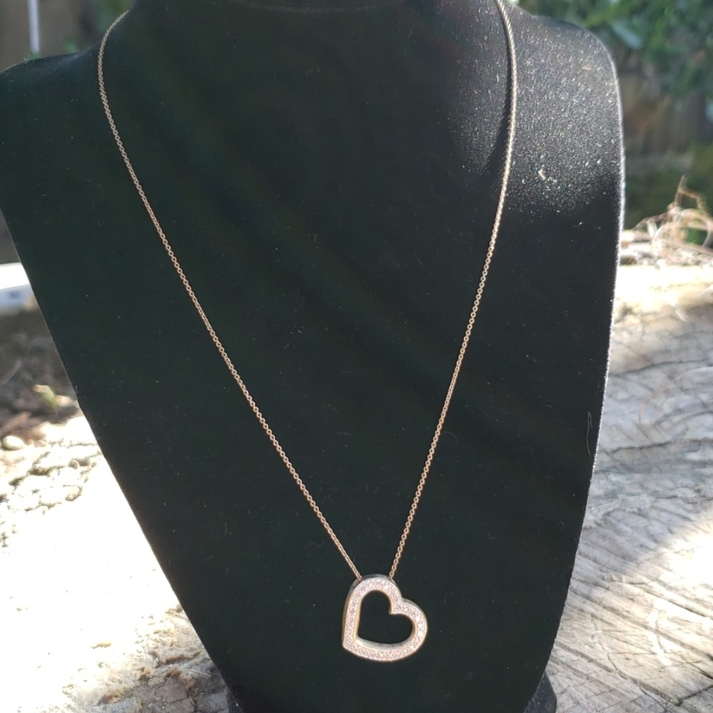Love Heart 925 Sterling Silver Necklace